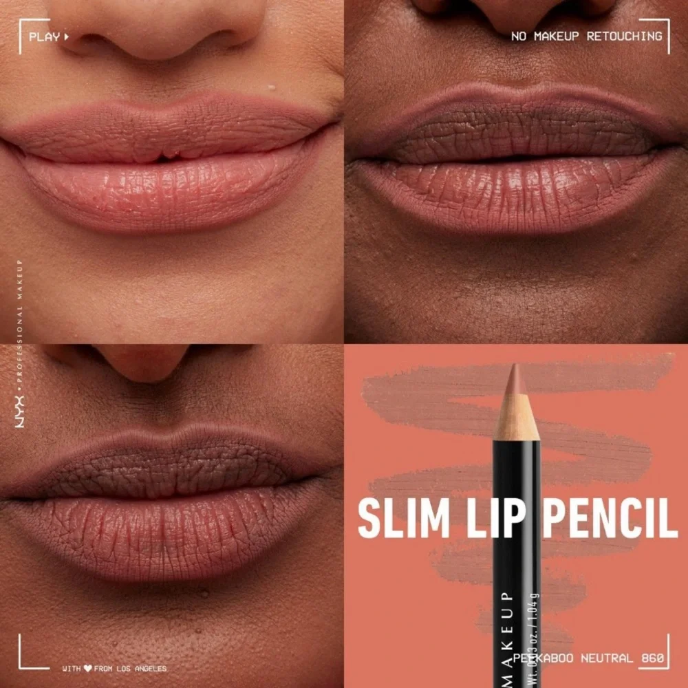 NYX Professional Makeup Slim Lip Liner, Peekaboo Neutral - Picture 2 of 5